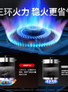商用式燃401汤气低汤灶 双 环三环单眼低汤灶现货低燃气灶矮韩脚