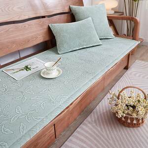 新款红实木方形沙发坐垫四季薄款垫防滑老式木头春秋联邦椅座垫子