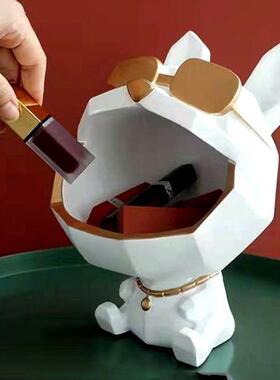 北欧桌面大嘴狗放钥匙收纳