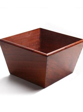 榫卯缅花实木升子老式米斗