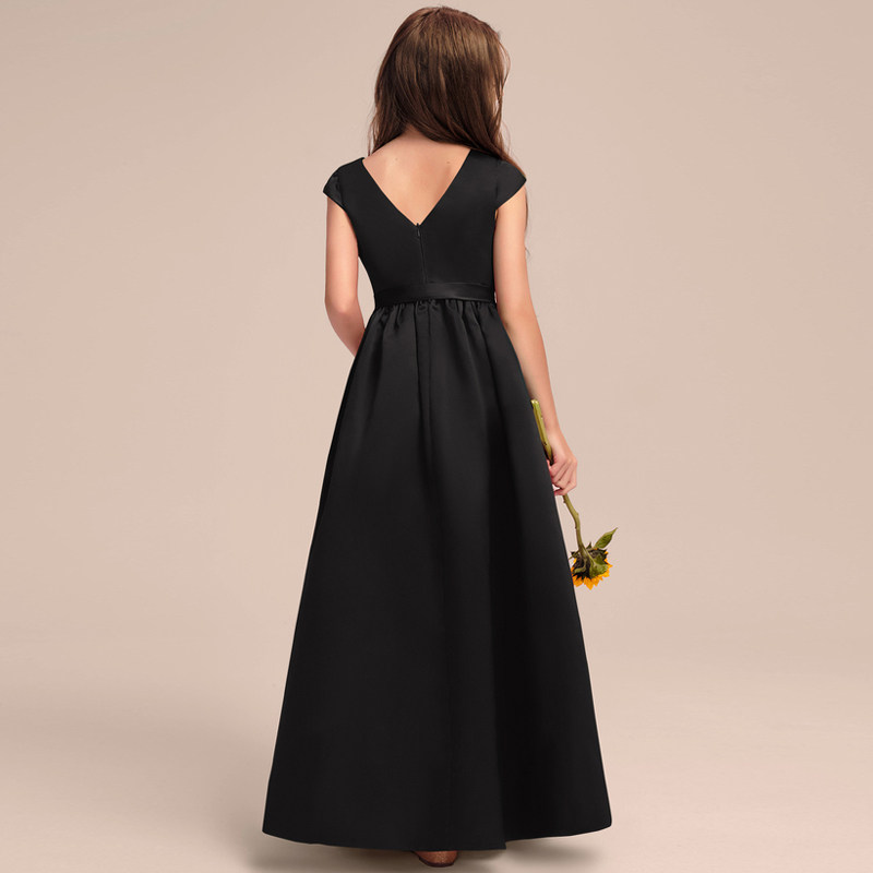 洋气酒红色黑色女童礼服钢琴小提琴演出服乐团合唱主持人春夏六一,淘宝优惠券,粉丝福利购,淘宝优惠卷