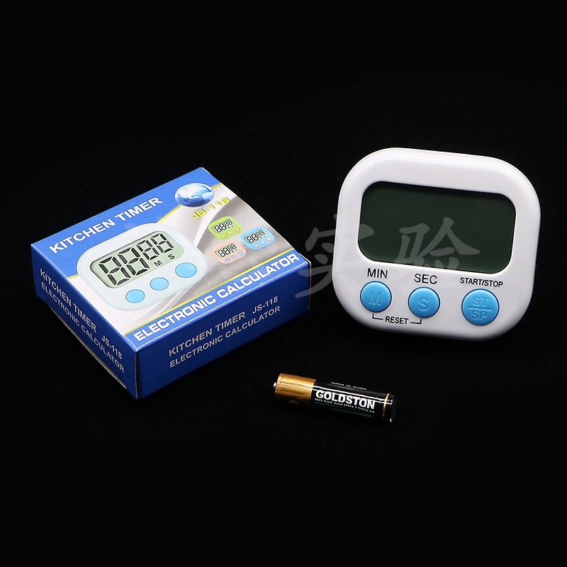 实验室专用计时器 提醒器大屏幕显示电子计时器秒表送7号电池一节 - 图0