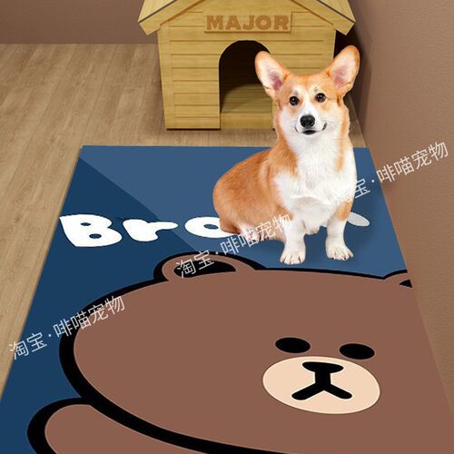 宠物地垫防水防尿免洗狗狗垫子防滑猫笼狗笼围栏专用PVC地垫地毯 - 图2