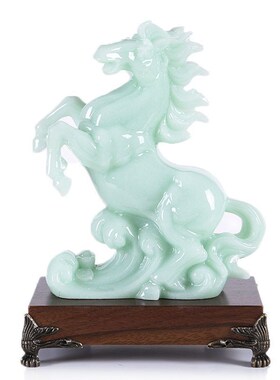 马到成功招财马高档m摆件客厅酒柜家居装饰品办公室开业礼品工艺