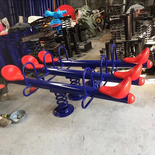 游乐设施幼儿园室内外双人翘翘板儿童户外大人弹簧跷跷板游乐设备 - 图2