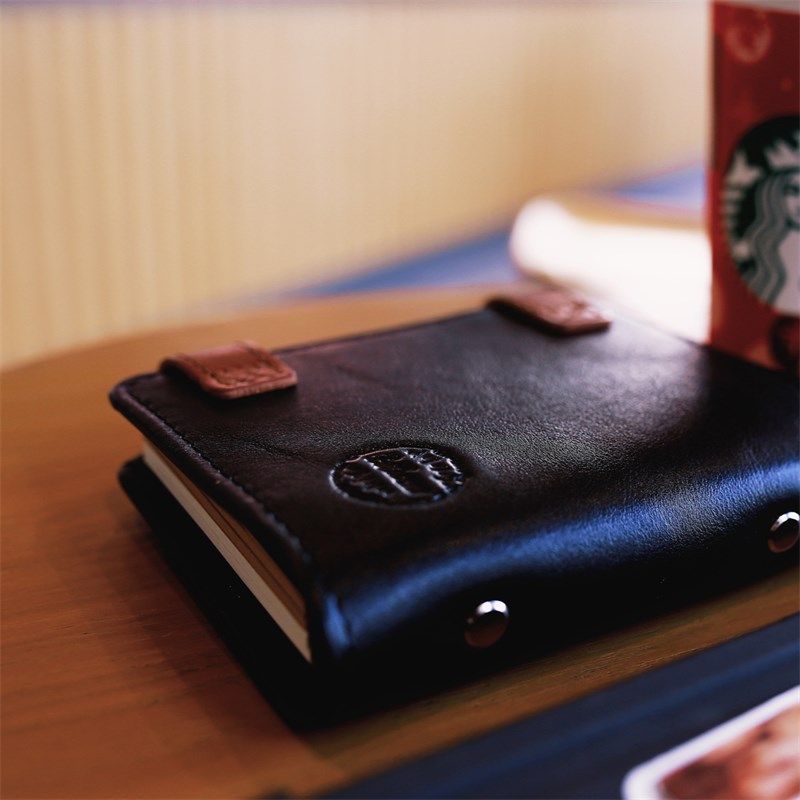 简约复古真皮A7活页手账本牛皮日记本可拆卸随身笔记本a7礼品定制,淘宝优惠券,粉丝福利购,淘宝优惠卷