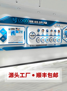 公司简介端定制设计公司公室会议室背景装饰