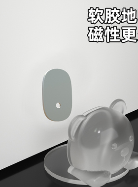 新款可爱防撞门挡免打孔门吸门把手防碰撞神器PVC软胶静音门阻器