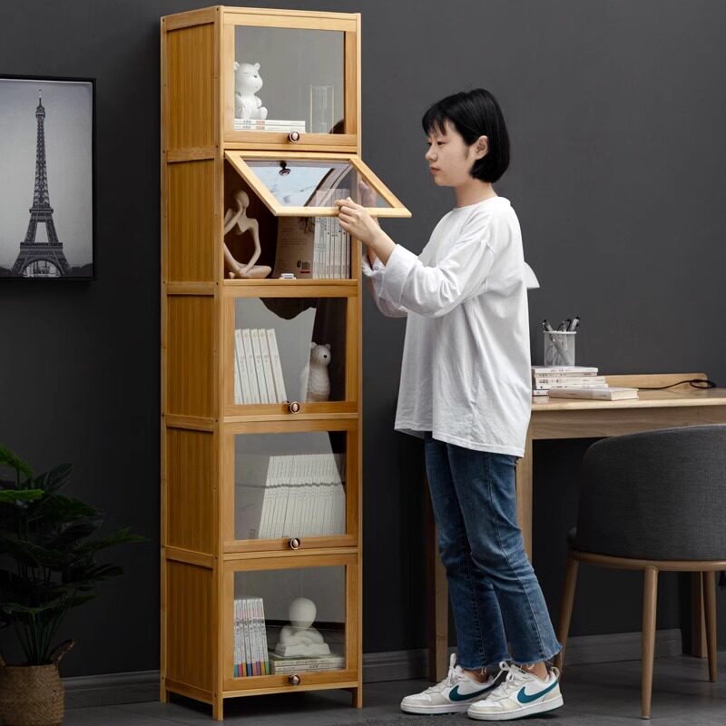 书架置物架落地书柜子家用儿童收纳储物柜靠墙边客厅多层简易实木,淘宝优惠券,粉丝福利购,淘宝优惠卷