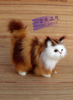 仿真猫咪会叫动物闺蜜结婚礼品创意居安客厅饰品