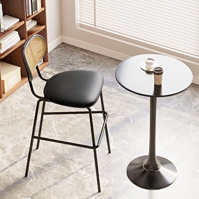 侘寂风吧台椅家用现代中古风岛台收银台前台高脚椅,淘宝优惠券,粉丝福利购,淘宝优惠卷