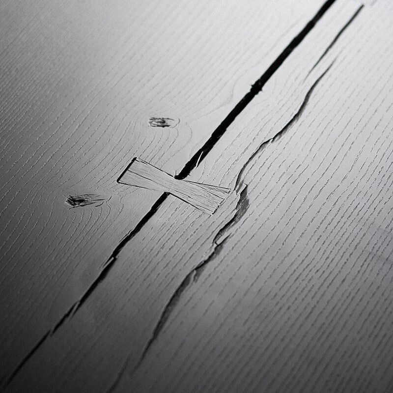 叁几  侘寂风实木书桌白蜡木碳化茶桌黑色民宿餐桌大板,淘宝优惠券,粉丝福利购,淘宝优惠卷