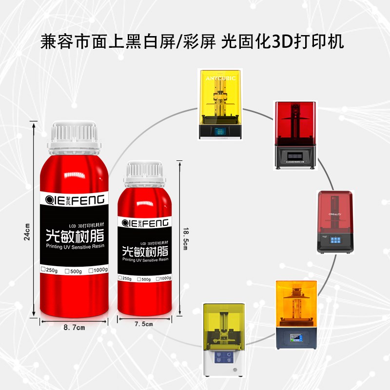 挈风精密失蜡珠宝铸造树脂 DLP LCD3D光固化打印机耗材光敏树脂材 - 图3