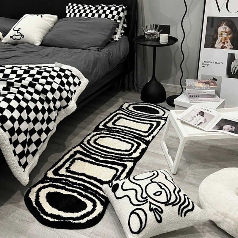Bedside carpet strip bedroom bedroom carpet room floor mat carpet rental house carpet floor mat machine washable floor mat
