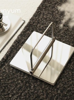 亚克力金属纸巾架轻奢酒店样板间客厅餐厅边几纸巾座餐桌装饰摆件