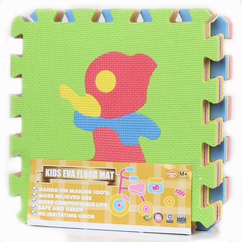 明德环保拼接泡沫地垫宝宝益智拼图爬行垫纯色床边垫子儿童爬爬垫 - 图3