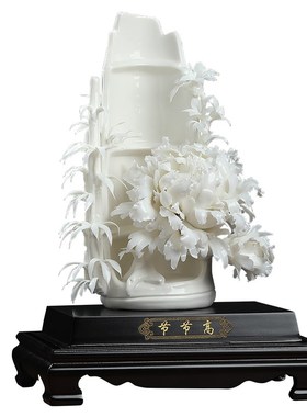 东方泥土 节节高摆件陶瓷工艺品家居电视柜办公室装饰品开业礼品