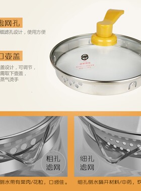 养生壶盖子配件通用防烫不锈钢化玻璃盖单配养身壶防烫水壶配盖子