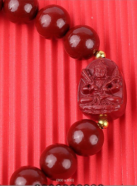 【当天发货】朱砂本命佛手链十二生肖守护神转运珠男女手链保平安