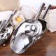 Thickened stainless steel ice shovel, grain shovel, tea shovel, rice shovel, popcorn shovel, milk tea catering utensils