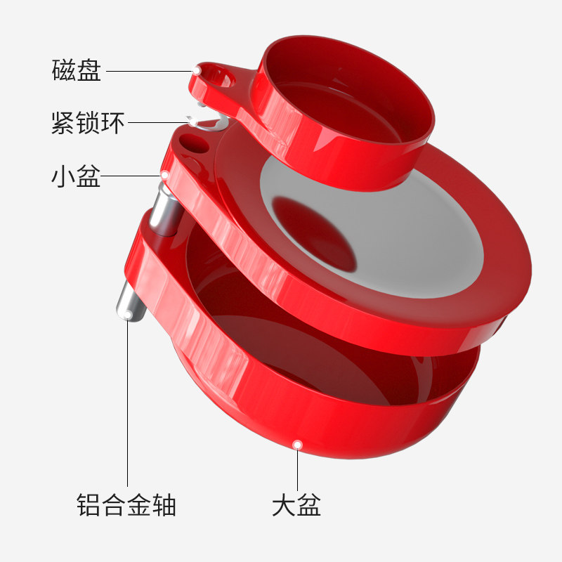 拉饵盘饵料盘全磁通用强磁黑坑竞技全瓷钓箱拉丝盘钓椅折叠散炮盆,淘宝优惠券,粉丝福利购,淘宝优惠卷
