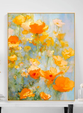 牡丹花diy数字油画填充填色油彩画无聊手作解闷手工油彩画丙烯画