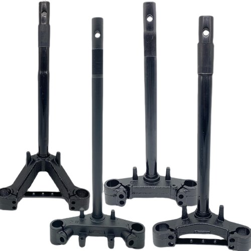 踏板电动车方向柱小龟王迅鹰尚领前叉立管电摩动立杆下星三上联板 - 图1