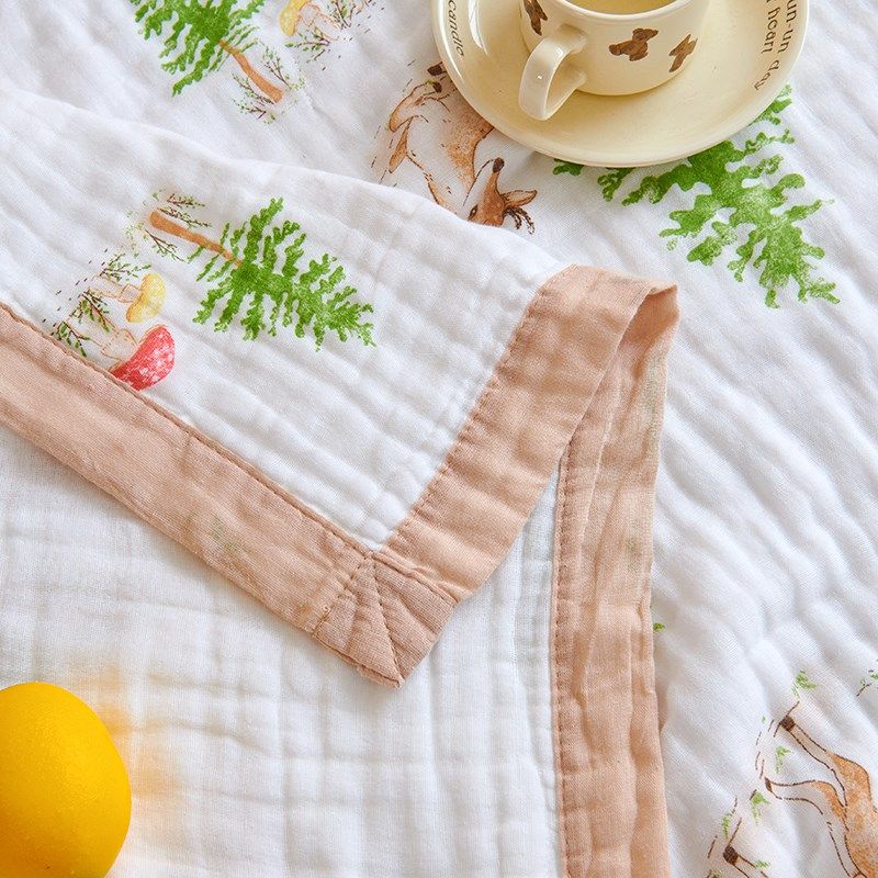 六层纯棉纱布盖被盖毯午睡毯子毛巾被夏季幼儿园儿童婴儿宝宝被子,淘宝优惠券,粉丝福利购,淘宝优惠卷