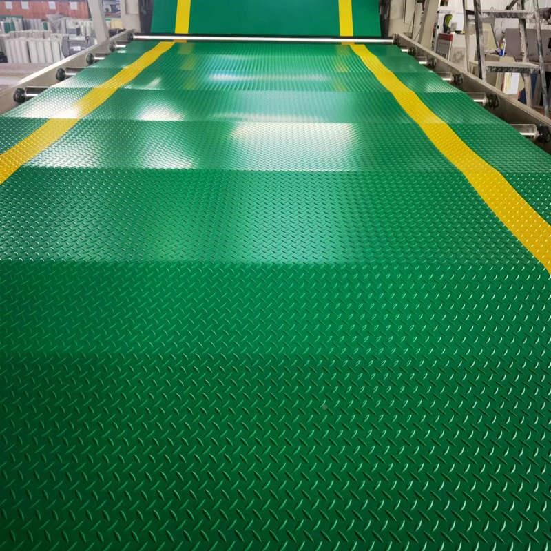 车间过道工业带黄色警示边牛津橡胶地垫加厚PVC防滑垫工厂地板垫,淘宝优惠券,粉丝福利购,淘宝优惠卷