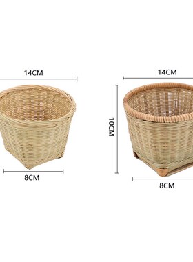 竹编竹篮子手提篮鸡蛋篮水果篮家用野餐小竹篮收纳筐采摘