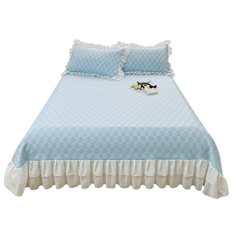 夏季a类母婴豆豆凉席三件套床盖款可机洗高端提花冰丝空调软席子,淘宝优惠券,粉丝福利购,淘宝优惠卷