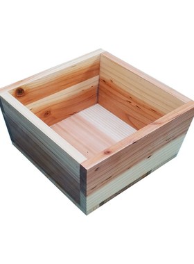 杉木米斗老式量米器结婚招财四方木升实木仿古摆件中式多功能升子