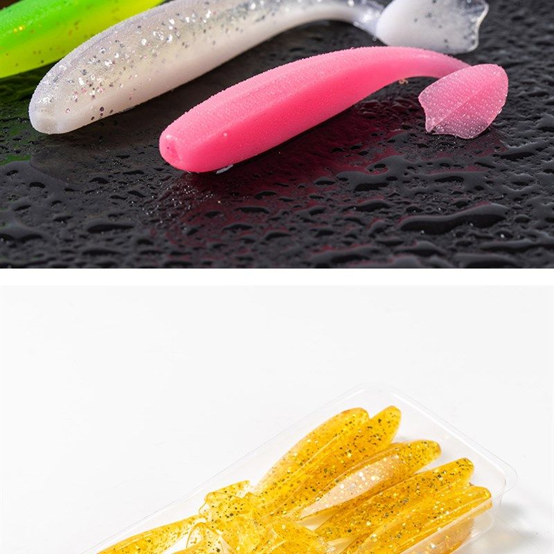 一直在路亚T尾淡水鸭掌鸭噗鸭蹼T尾铅头钩倒钓鲈鱼斑鳜鱼假饵软虫,淘宝优惠券,粉丝福利购,淘宝优惠卷