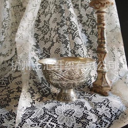 家经编蕾丝台布太阳花桌布方形桌巾72x72英寸 - 图2