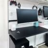 Screen stand monitor stand hardware hole board girl bookshelf accessories hanging e-sports up and down left and right rotation