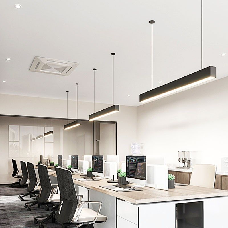 led长条灯办公室会议室散光灯超亮餐厅展厅吧台茶桌吊灯格栅射灯,淘宝优惠券,粉丝福利购,淘宝优惠卷