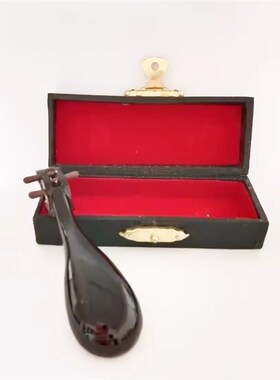 迷你琵琶模型摆件8cm高u家居摆件创意生日礼品微缩比例枇杷挂件