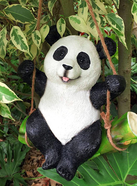 园庭院景观园林仿真考拉树脂动物雕塑田园摆设工艺品装饰品