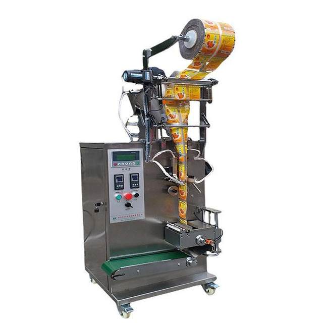 Guangzhou small bag-feeding powder packaging machine cutting metering screw flour starch powder packaging equipment