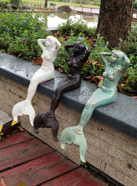 铸铁美鱼鱼缸造景装饰公园园艺室内外创意艺术品