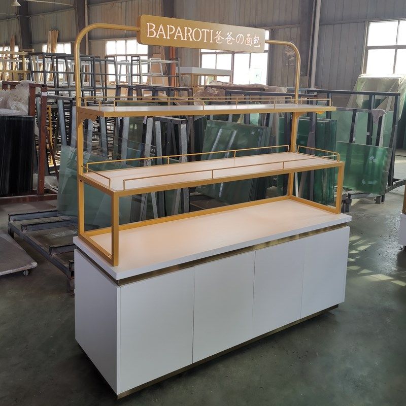 面包柜边柜展示柜面包展示柜移门式铁艺烤漆店展示柜台边岛柜,淘宝优惠券,粉丝福利购,淘宝优惠卷