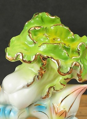 葫芦摆件陶瓷装饰品白菜工艺品客厅酒柜电视柜创意结婚礼物开业礼