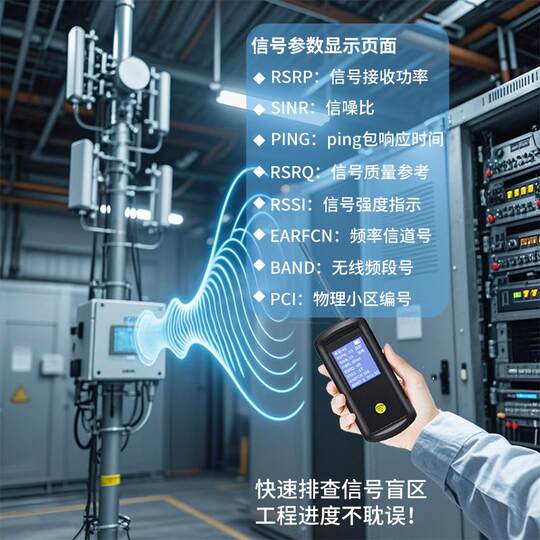 4G signal tester mobile phone signal strength detector handheld frequency band test IoT signal strength analysis