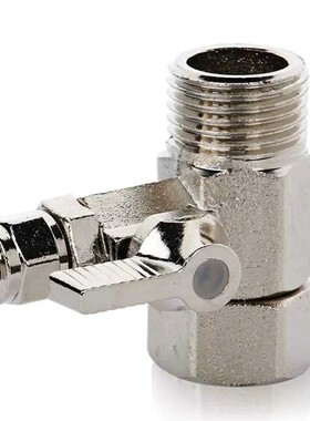 合金连体一体进水球三通净水器通用关净水器纯水通用