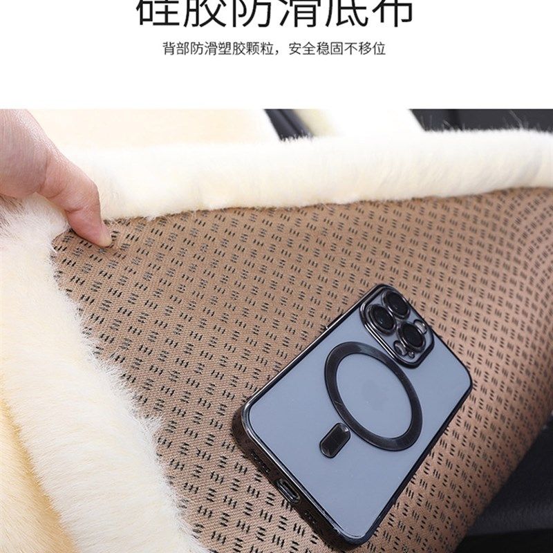 冬季汽车坐垫短毛绒加厚小蛮腰车垫冬天保暖兔毛垫前排羊毛座垫,淘宝优惠券,粉丝福利购,淘宝优惠卷