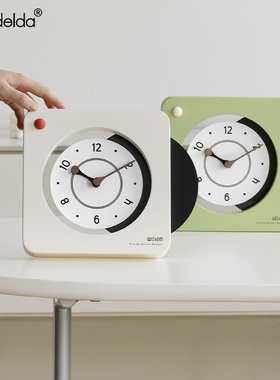 n奶油风创意座钟家居客厅装饰品玄关电视柜