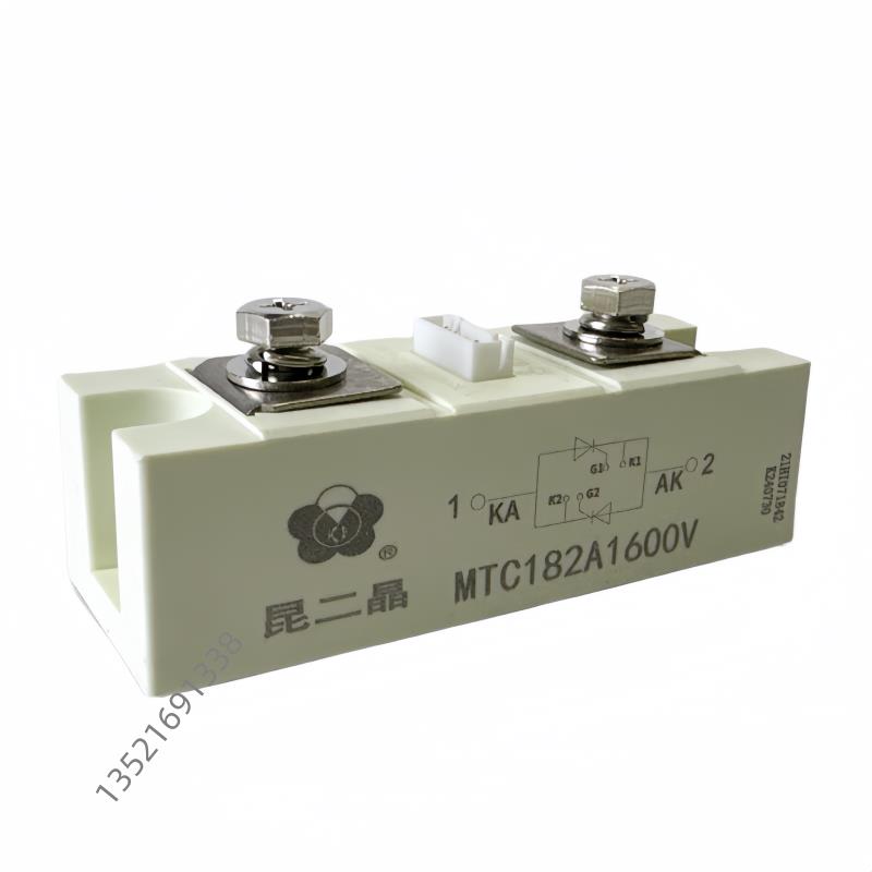 昆二晶可控硅模块 软启动电源模块反并联晶闸管MTC182A1600V - 图1