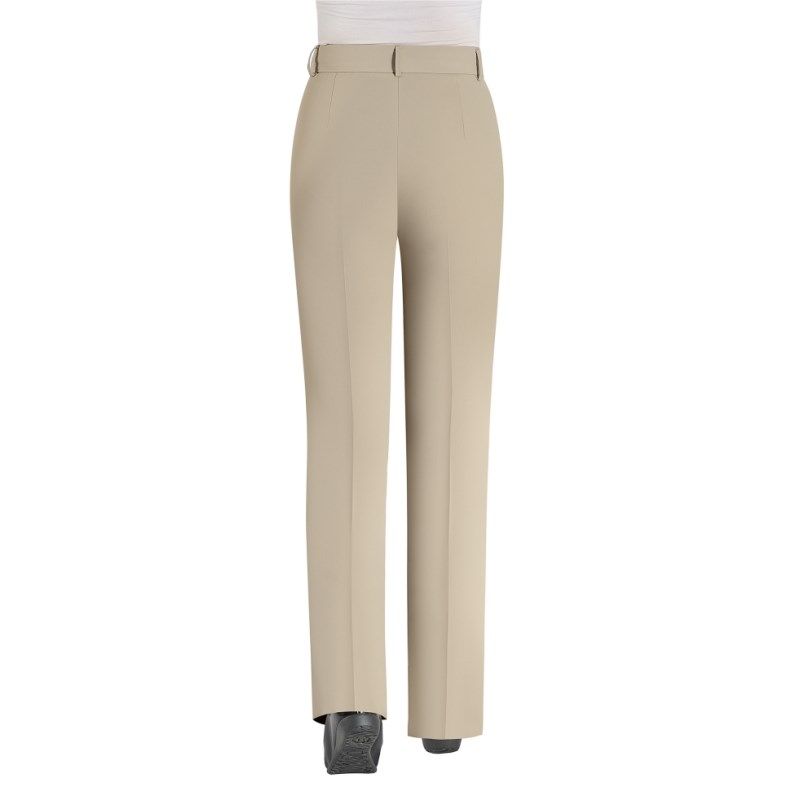 夏季新款米色中老年女装高腰直筒妈妈裤宽松大码女裤中年女西装裤,淘宝优惠券,粉丝福利购,淘宝优惠卷