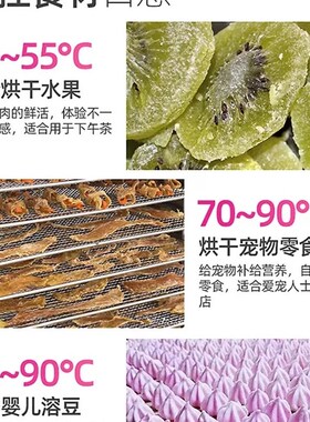 乐创烘乾机食品商用宠物零食蔬果溶豆鸡胸肉风乾机小型自动乾果机