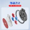 Strong magnetic ring buckle super aluminum alloy hand back car magnet holder
